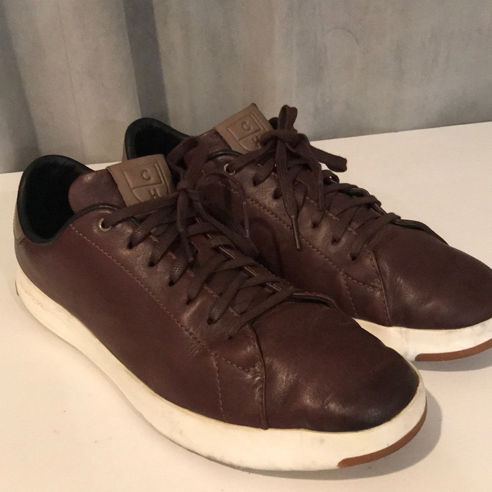 Cole Haan Mens Grand Pro Leather Lace Up, Size 10.5 Sneaker Shoes